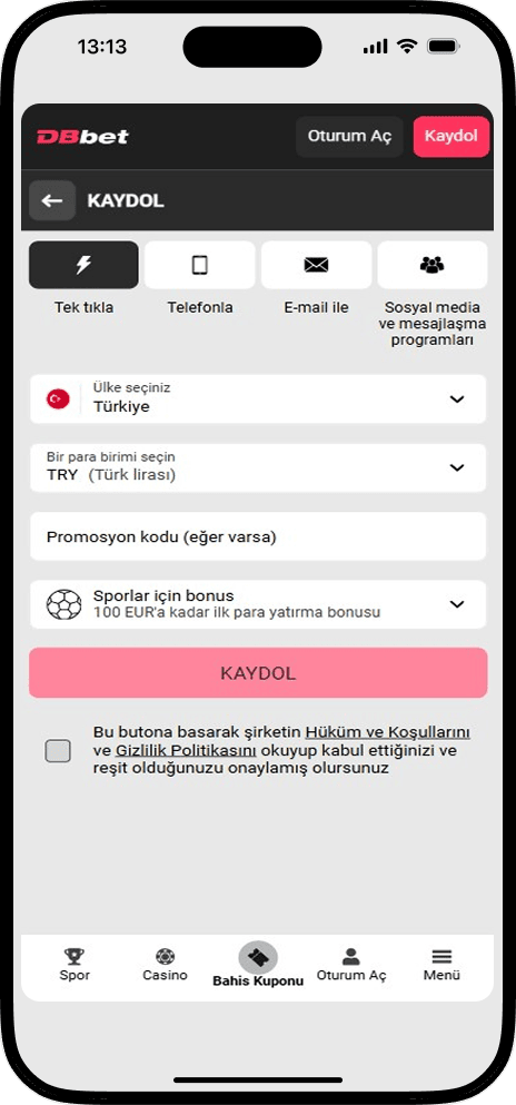 dbbet Registration